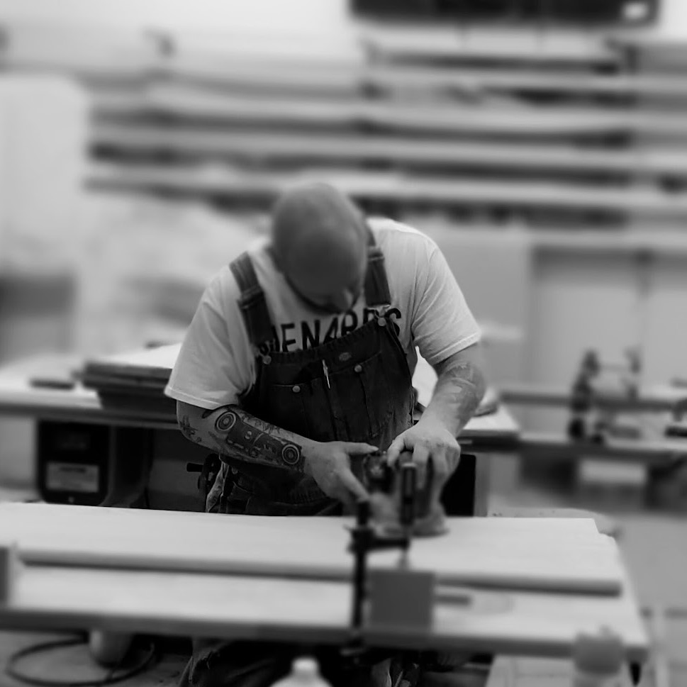 Craftsman at work in the shop